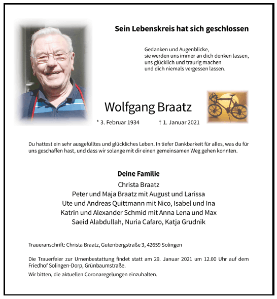 Traueranzeige